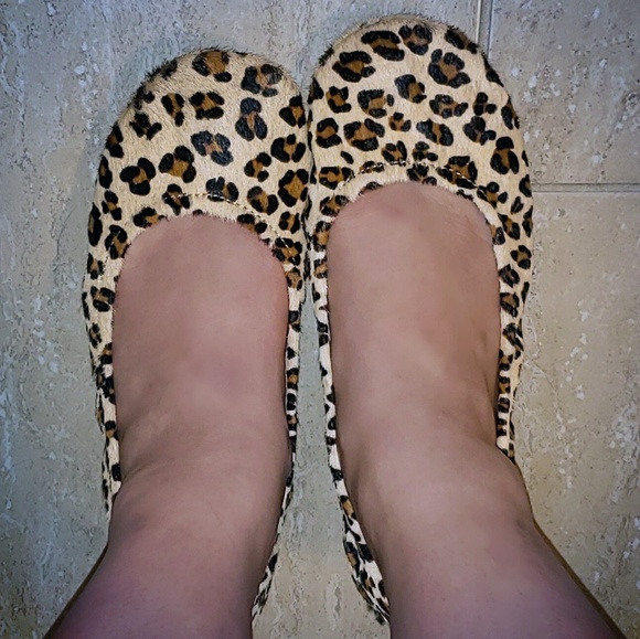 The Storehouse Flats Shoes Foldable Leopard Flats 95 Poshmark